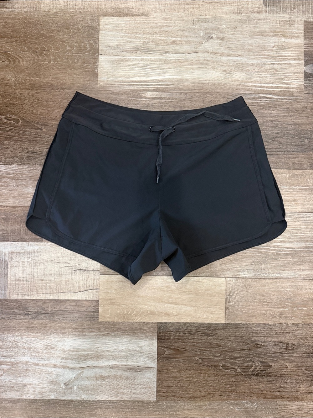Women’s Black Active Drawstring Shorts